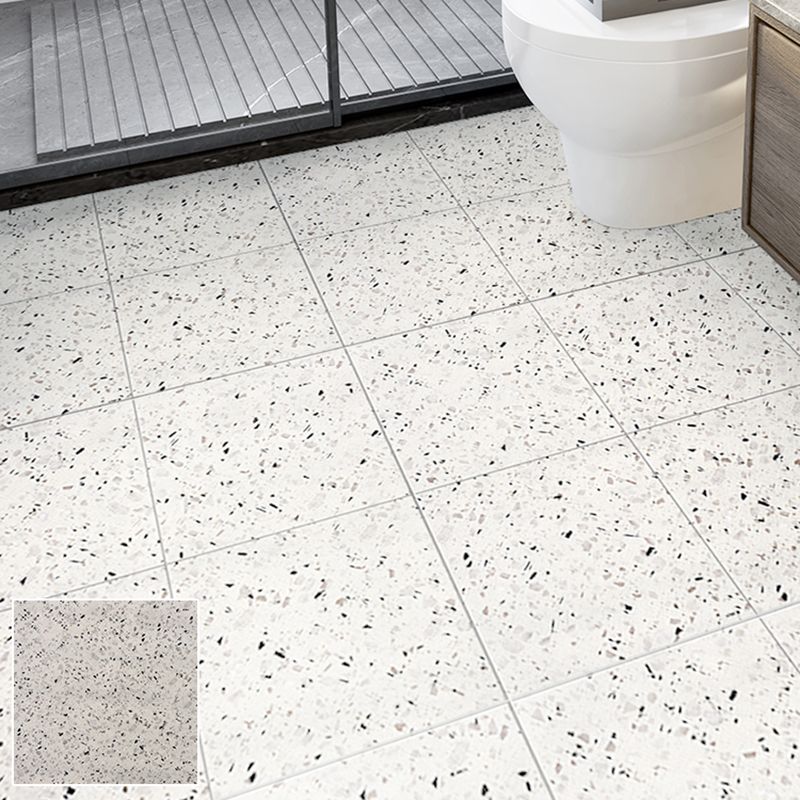 BowLift | Square Bathroom PVC Flooring 12" x 12" x 0.07 mm Peel and Stick Vinyl Flooring