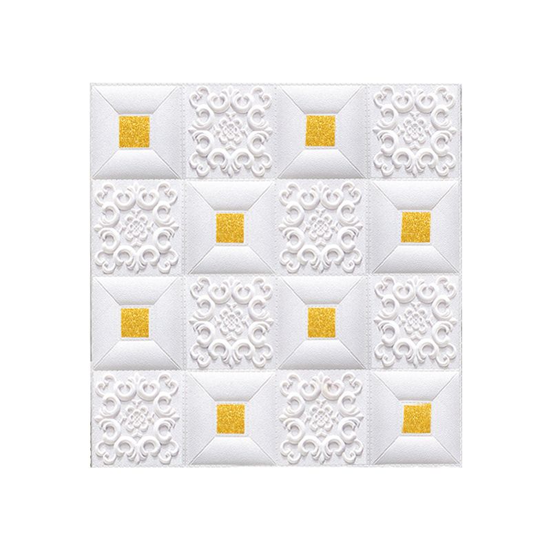 BowLift | Modern Pearl Wall Bowls PVC Wall Access Panel Peel and Stick Wall Tile Set of 10