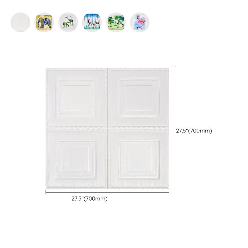 BowLift | Modern Wall Panel Cartoon Print Peel and Stick Waterproof Wall Panel