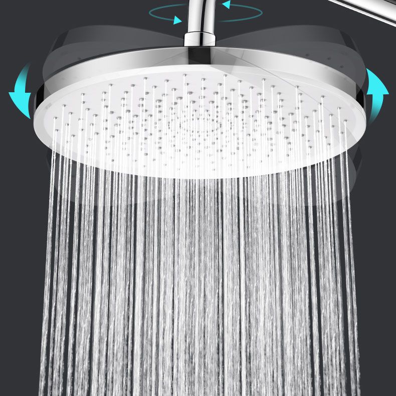 BowLift | Round Fixed Shower Head High Flow Aerated Wall Mount Shower Head
