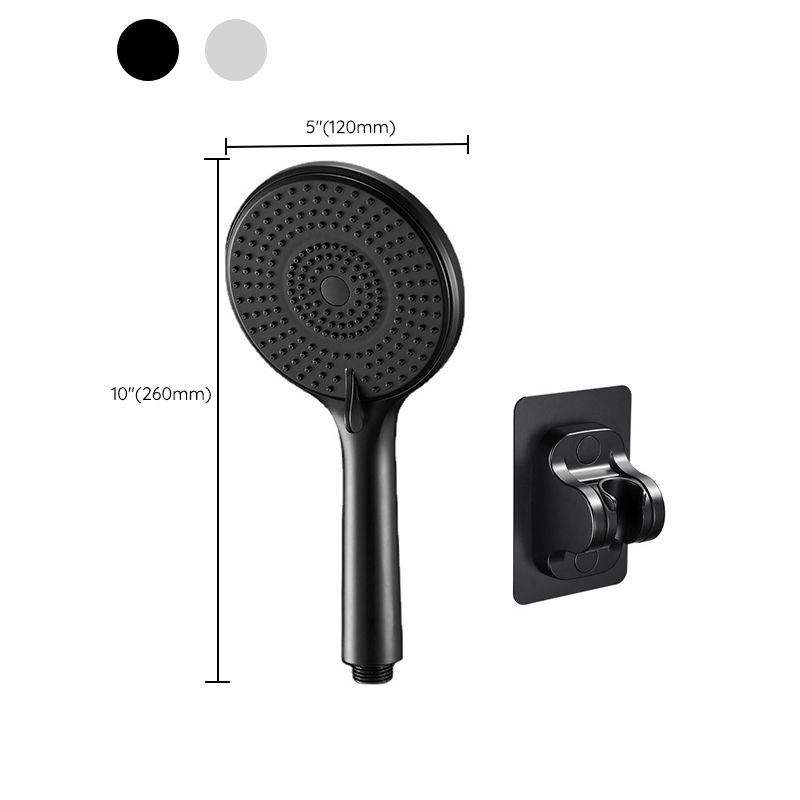 BowLift | Round Shower Head Plastic Handheld Shower with Adjustable Spray Pattern