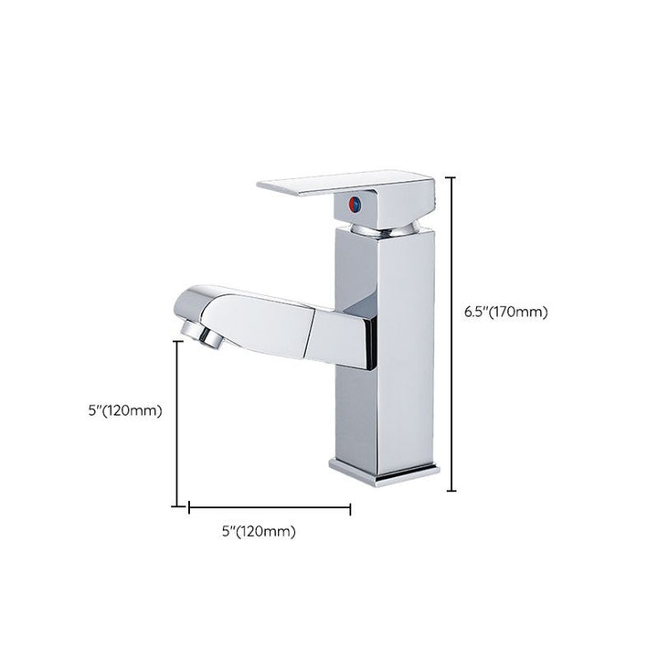 BowLift | Modern Retractable Single Handle Basin Faucet Bathroom Sink Faucet