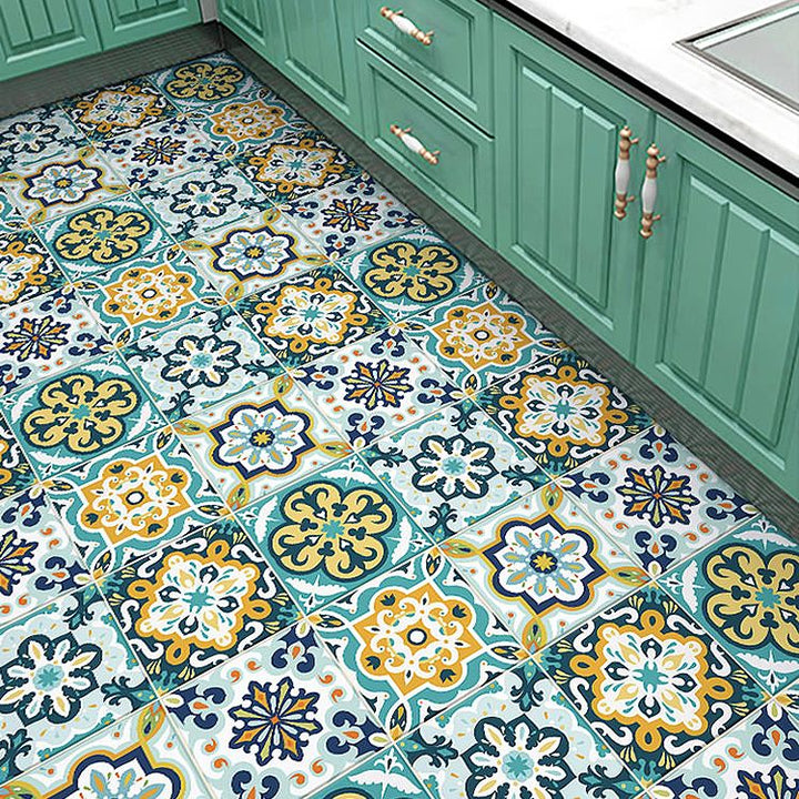 BowLift | Square Spanish Single Tile Mold Resistant Peel & Stick Tile