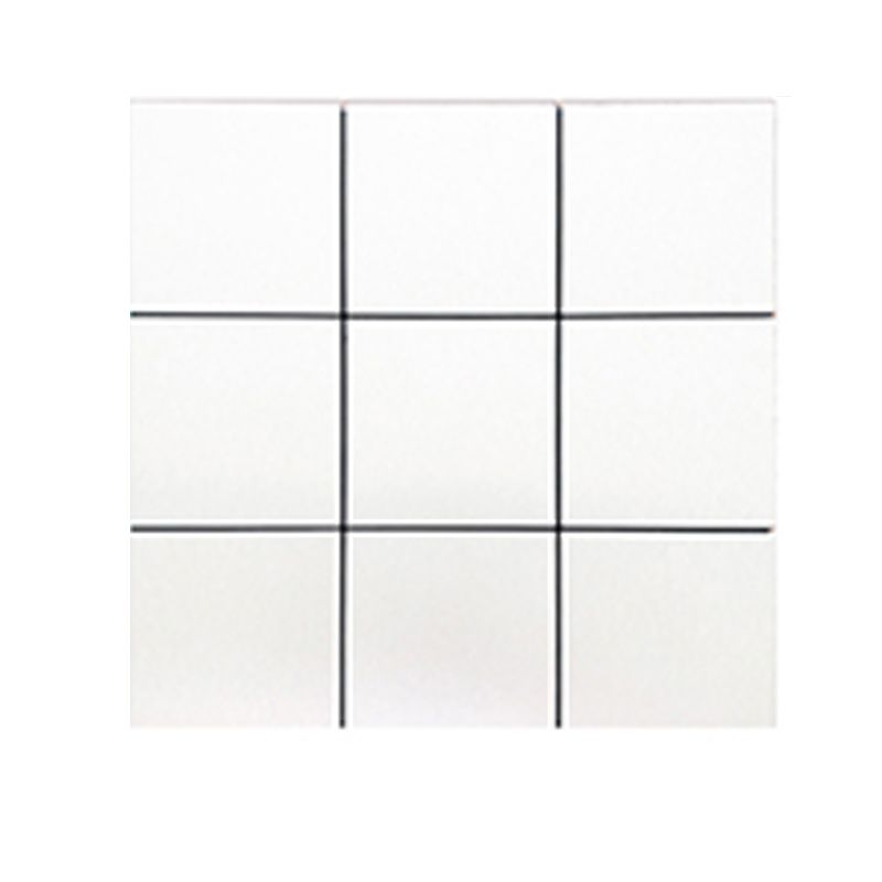 BowLift | Modern Square Grid Single Plate Plastic Peel & Stick Field Tile