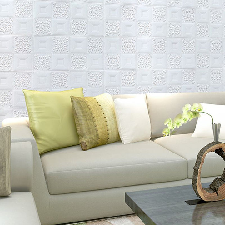BowLift | Modern Wall Panel Peel and Stick Texture Effect Design Square Wall Panel