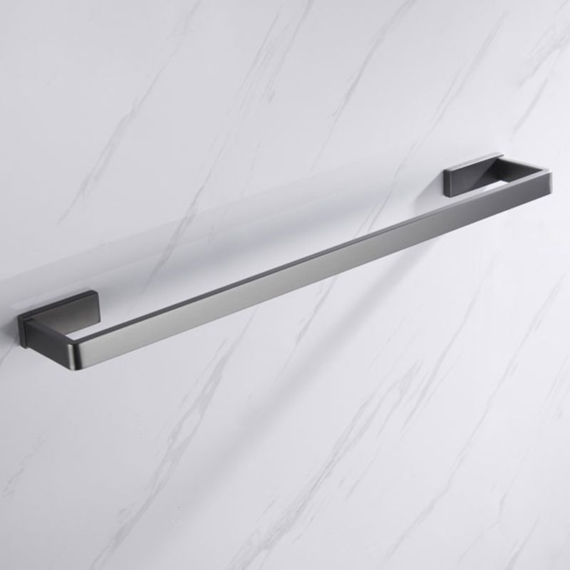 BowLift | Gray 5-piece modern bathroom accessory set made of stainless steel