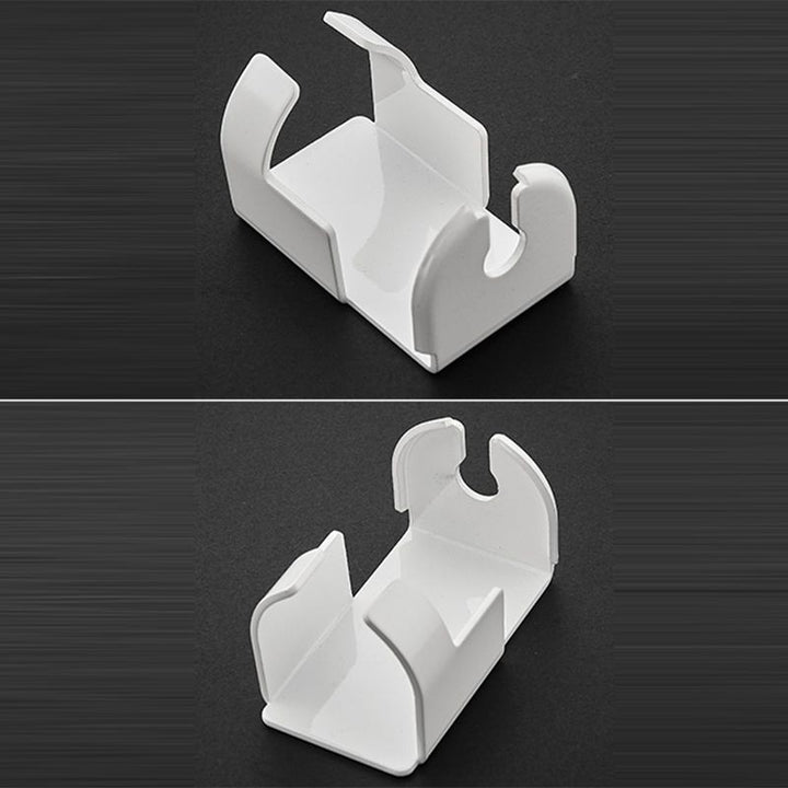 BowLift | Modern Black/White 4-piece Bathroom Accessory Set, Toothbrush Holder