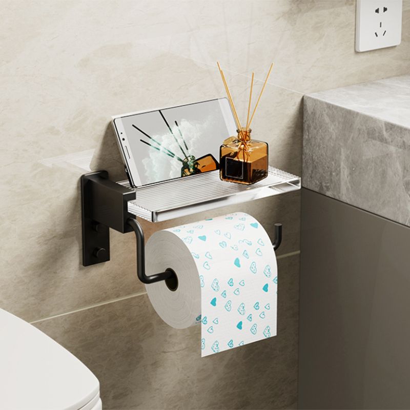 BowLift | Modern Bath Accessories Set Black Towel Bar Bath Shelf Bathroom Fixtures Set