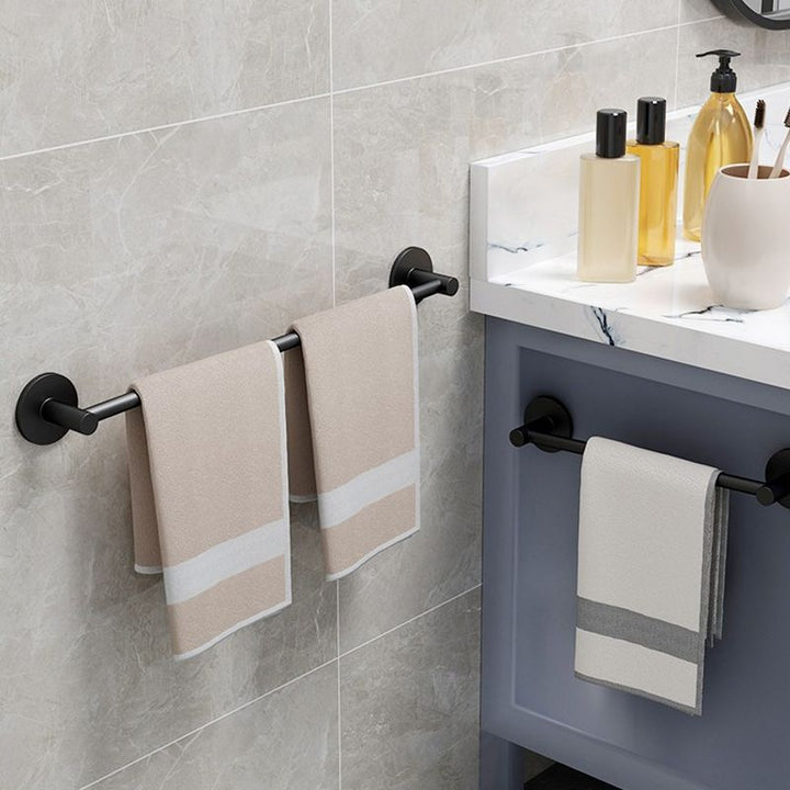 BowLift | Aluminum Bathroom Hardware Set Black Bathroom Accessories Kit Towel Holder