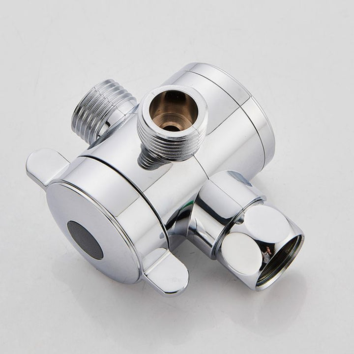 BowLift | Silver Square Double Shower Head Modern Water Filtration Wall Mounted Shower Head