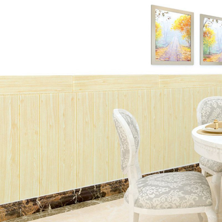 BowLift | 3D Embossed Interior Wall Covering Self-Adhesive Wood Look Wall Paneling