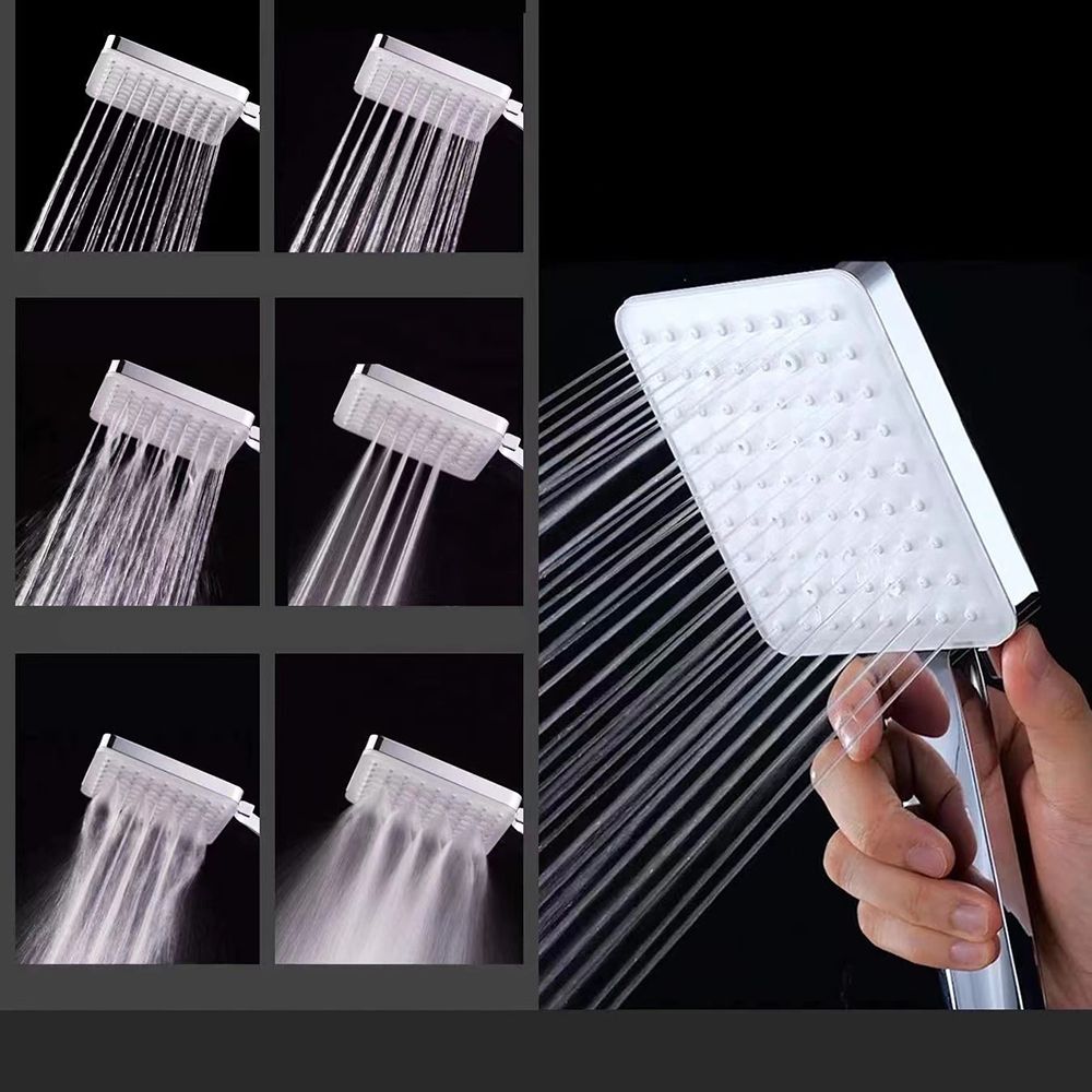 BowLift | Classic Handheld Showerhead Standard Round Showerheads in Silver