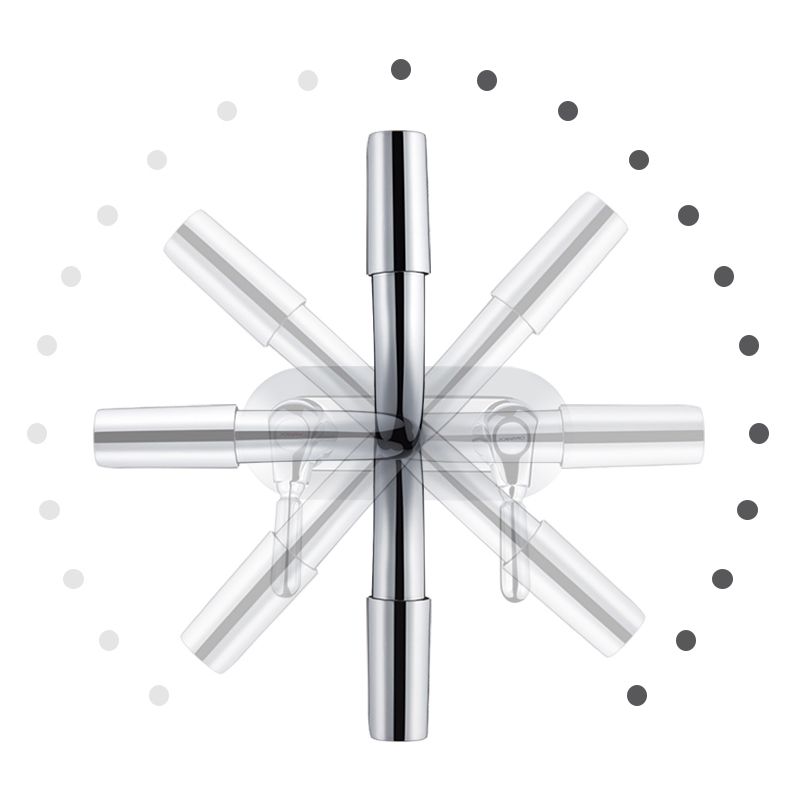 BowLift | 2-Handle Modern Vessel Sink Faucet Three-Way Bathroom Faucet