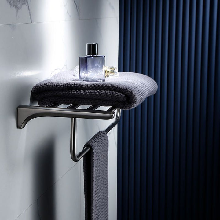 BowLift | Gray traditional bathroom hardware set stainless steel bathroom accessory set