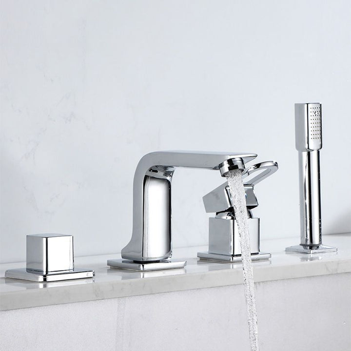 BowLift | Bathroom faucet lever handle brass handheld shower sink faucet