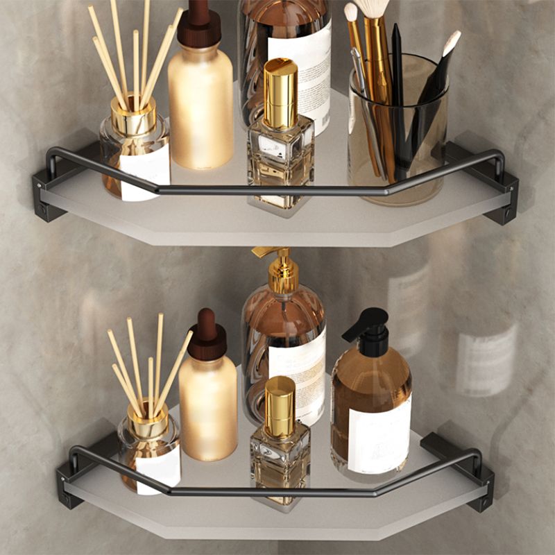 BowLift | Modern Bathroom Accessories Set Bathroom Shelf Towel Holder Black Bathroom Accessories Set