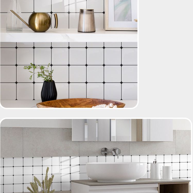 BowLift | Quadrat Peel and Stick Back Wall Tile PVC Peel and Stick Tile for the Kitchen