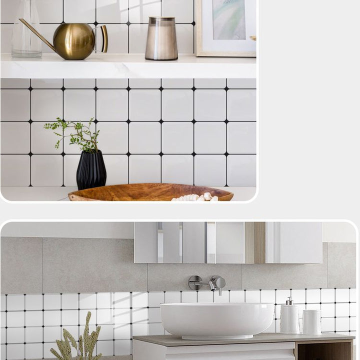 BowLift | Quadrat Peel and Stick Back Wall Tile PVC Peel and Stick Tile for the Kitchen