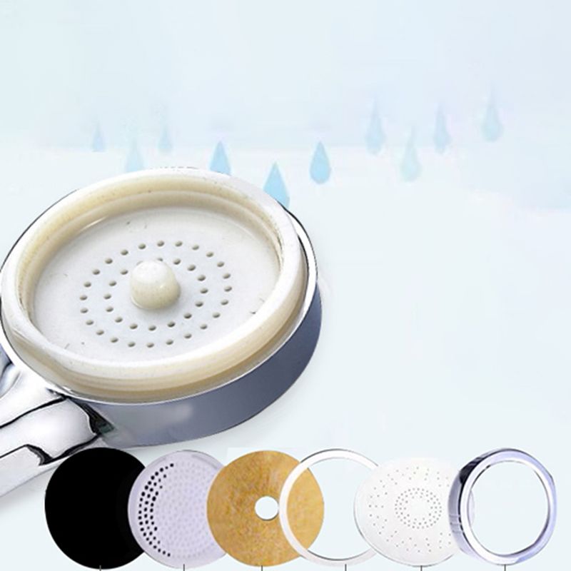 BowLift | Modern hand shower head 5 spray patterns Chrome Round Wall mounted shower head