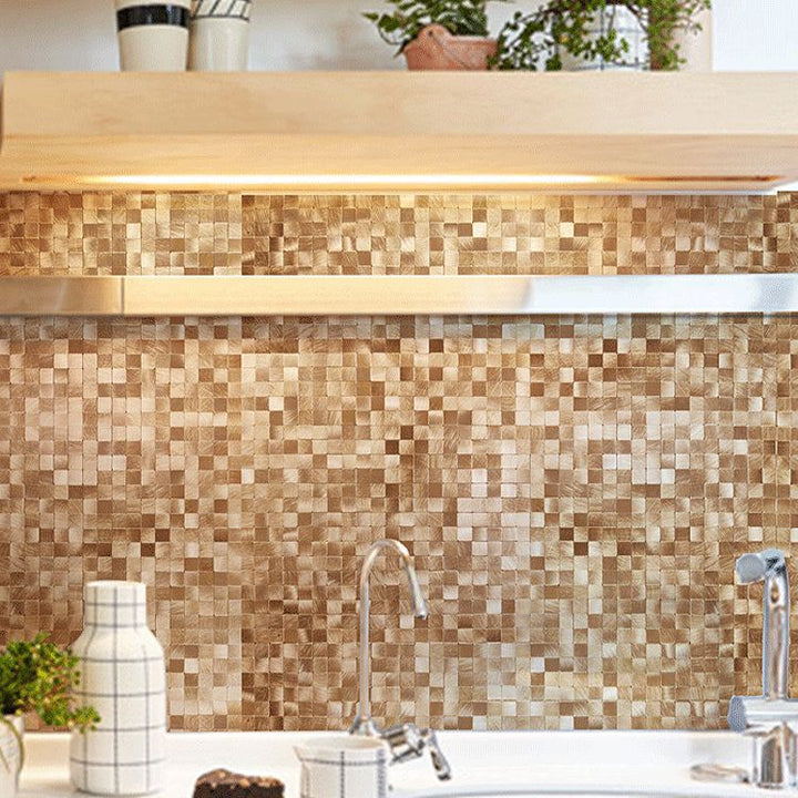 BowLift | Mosaic Tile Wallpaper Contemporary Peel and Stick Wallpaper with Square Shape