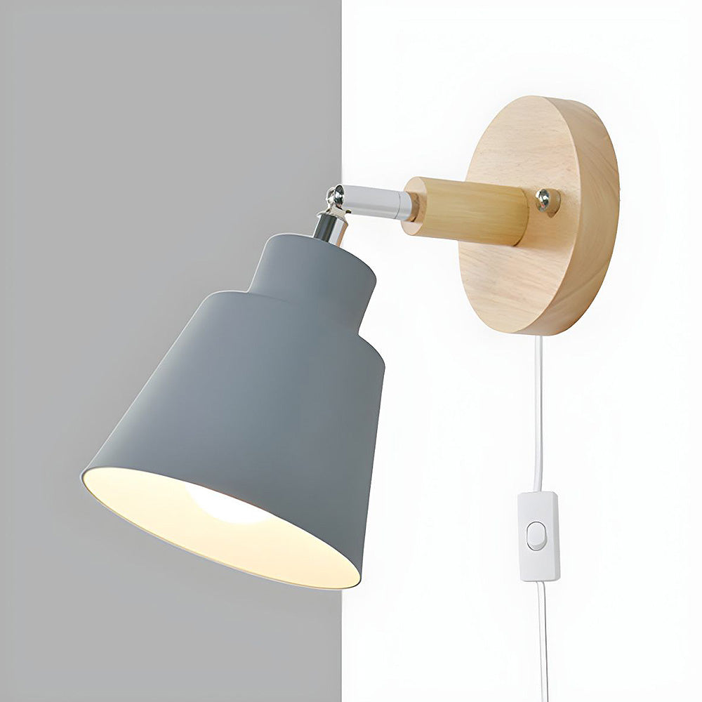 BowLift | Wall Light With Wood Accent For Bedroom