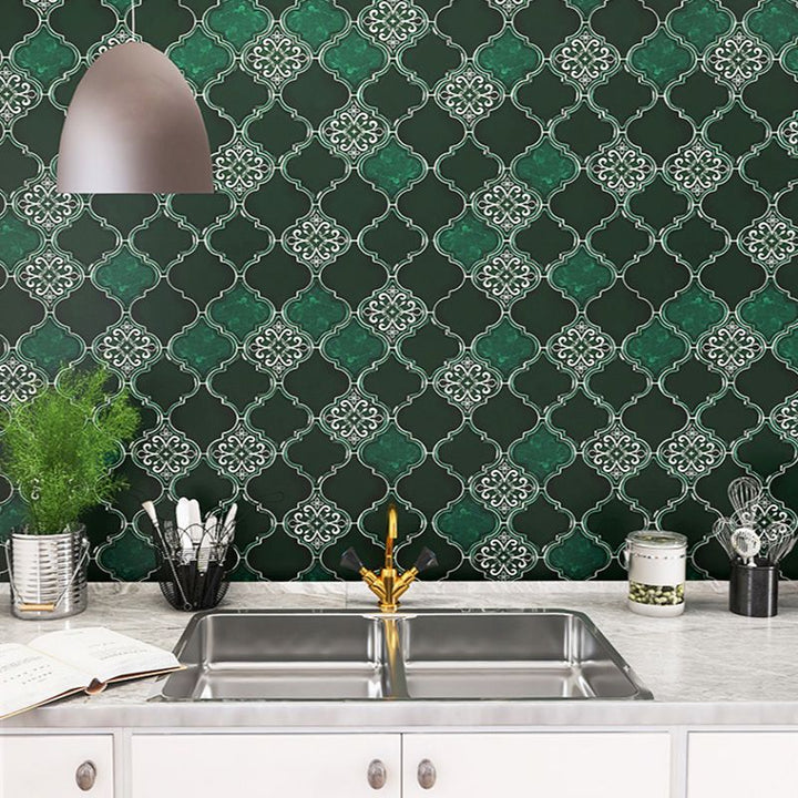 BowLift | Arabesque Peel and Stick Tiles Mosaic Tiles Self-Adhesive Backsplash