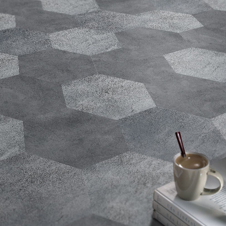 BowLift | Peel and Stick Vinyl Floor Dark Matte Vinyl Floors with Stone Look