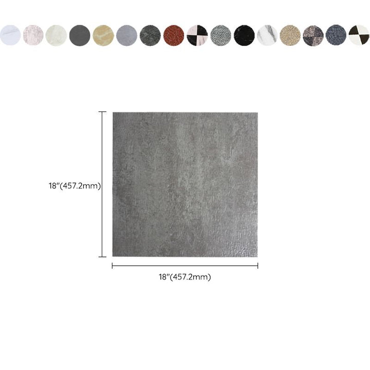 BowLift | Modern fabric look plastic floor water-repellent square edge floor tiles