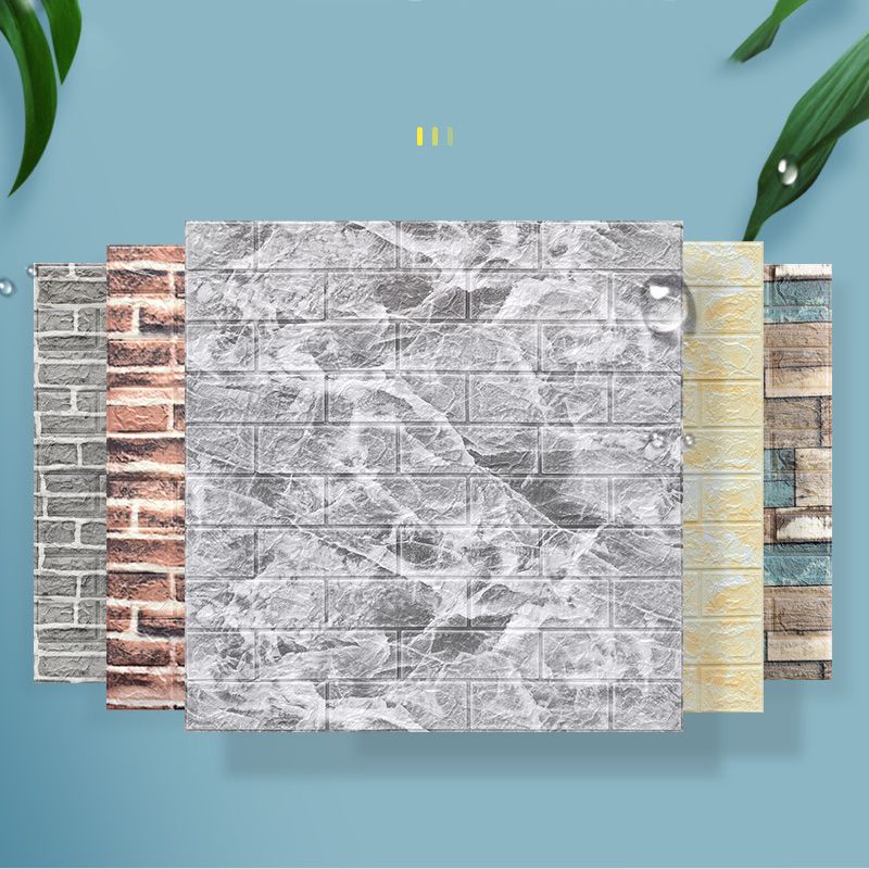 BowLift | 3D embossing interior wall panel self-adhesive square wall panel