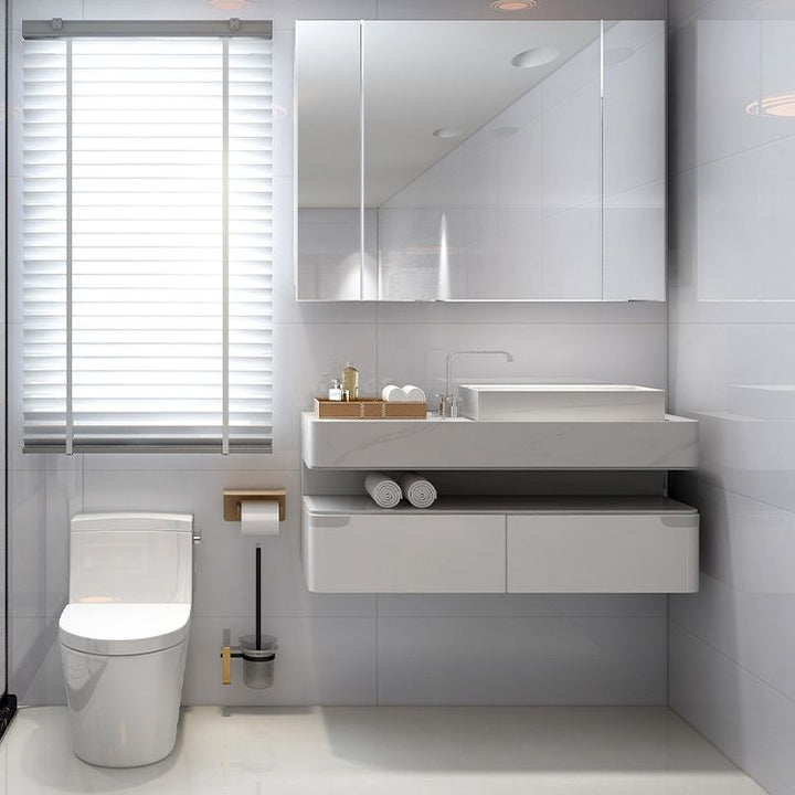 BowLift | Modern splash guard wallpaper removable and adhesive splash guard tiles for bathrooms