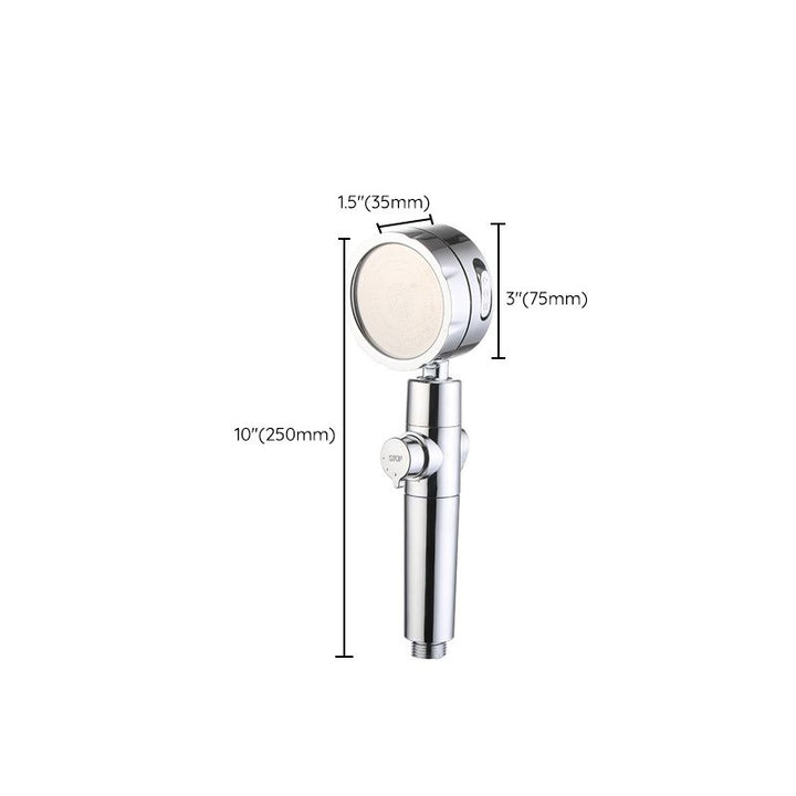 BowLift | Adjustable Water Flow Showerhead Solid Color 3 Settings Round Handheld Shower