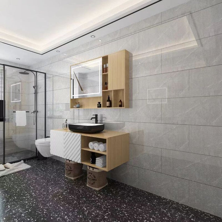BowLift | Modern Peel and Stick Backsplash Tiles Rectangular Home Depot Peel and Stick Tiles