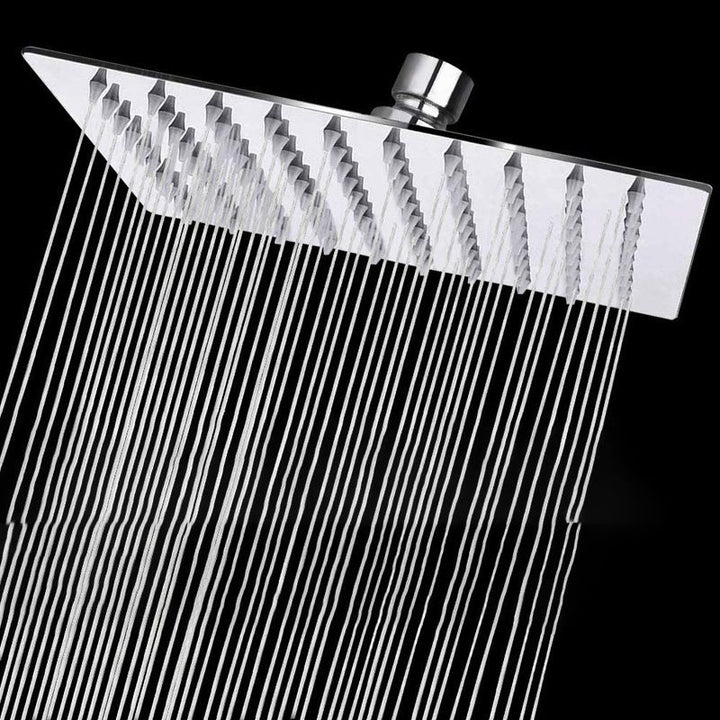 BowLift | Traditional Dual Showerhead Square Wall-Mounted Dual Shower