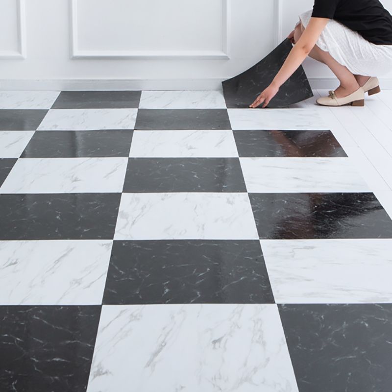 BowLift | Modern fabric look plastic floor water-repellent square edge floor tiles