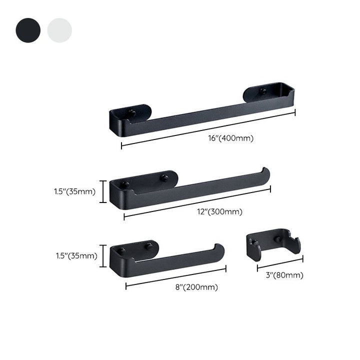BowLift | Aluminum Alloy Bathroom Set 4-Piece Modern Style Bathroom Hardware Set