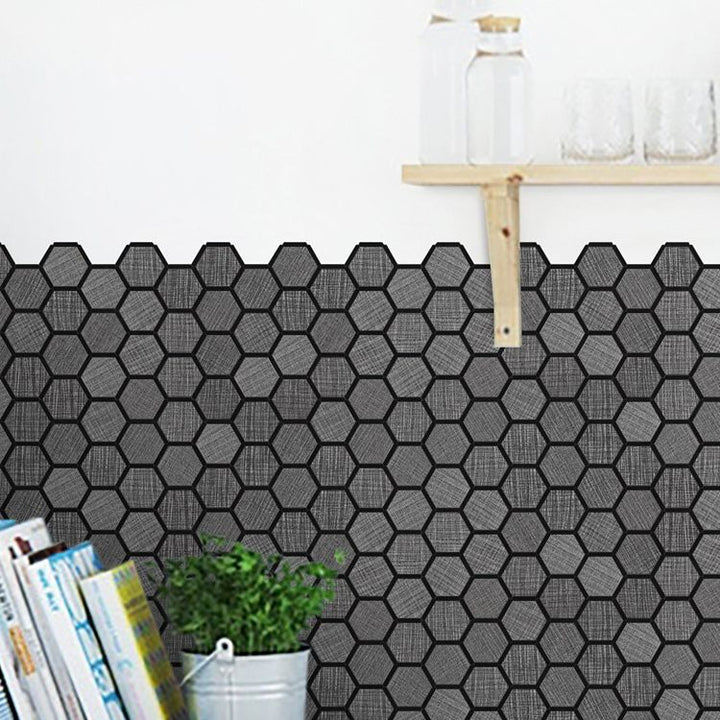 BowLift | Mosaic Tile Wallpaper Hexagonal Shape Peel and Stick Backsplash