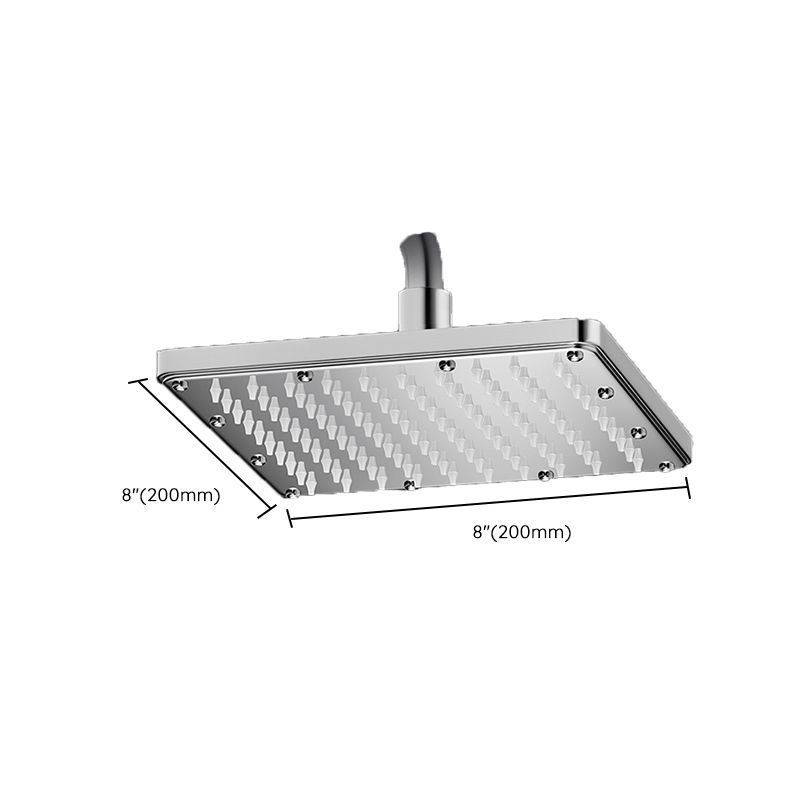 BowLift | Modern Showerhead Combination Double Showerhead Polished Stainless Steel Wall Mounted Showerhead