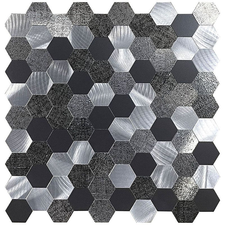 BowLift | Water-repellent Peel & Stick Tile Hexagonal Mosaic for Splash Wall