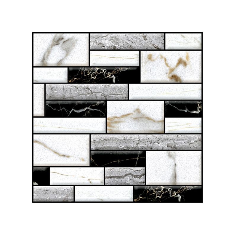 BowLift | Plastic Peel and Stick Tiles 3D Square Waterproof Peel and Stick Tiles