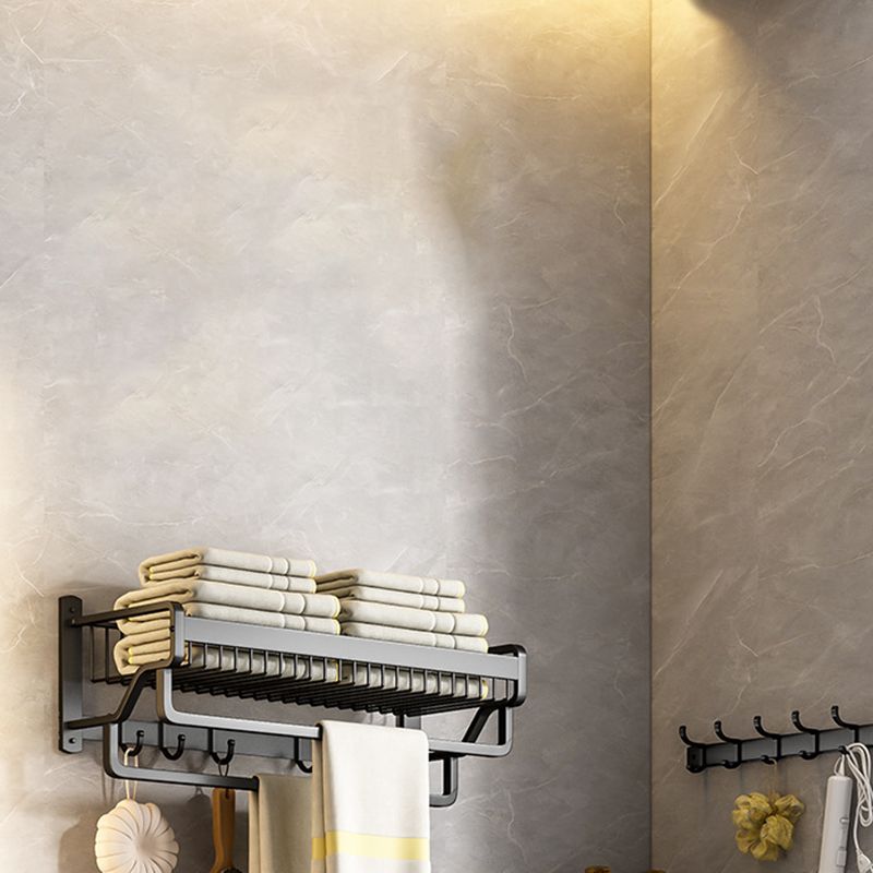 BowLift | Modern black metal bath hardware set towel bar bathroom hardware set