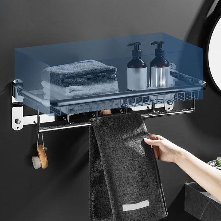 BowLift | Minimalistic Bathroom Accessories Set Paper Holder Towel Bar Stainless Steel Bathroom Set