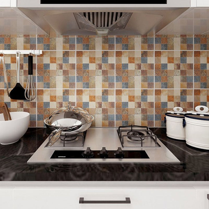 BowLift | Peel & Stick Tiles Square Stain Resistant Plastic Peel and Stick Tiles for Kitchen 20 Pack