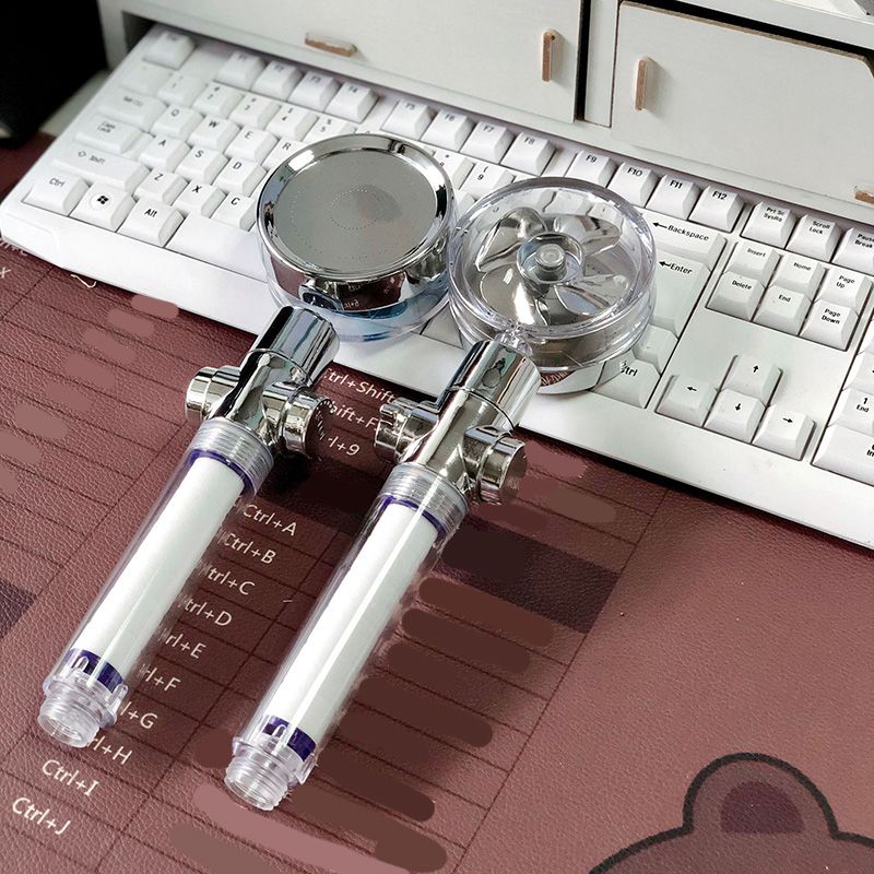 BowLift | Plastic Hand Shower Standard Round Spray Nozzle with Swivel Attachment