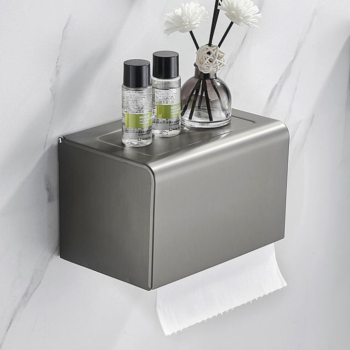 BowLift | Modern Chrome Bathroom Accessories Set Aluminum Bathroom Fixtures Set