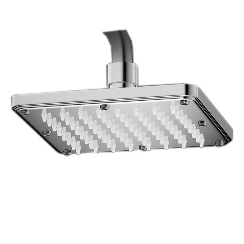 BowLift | Modern Showerhead Combination Double Showerhead Polished Stainless Steel Wall Mounted Showerhead