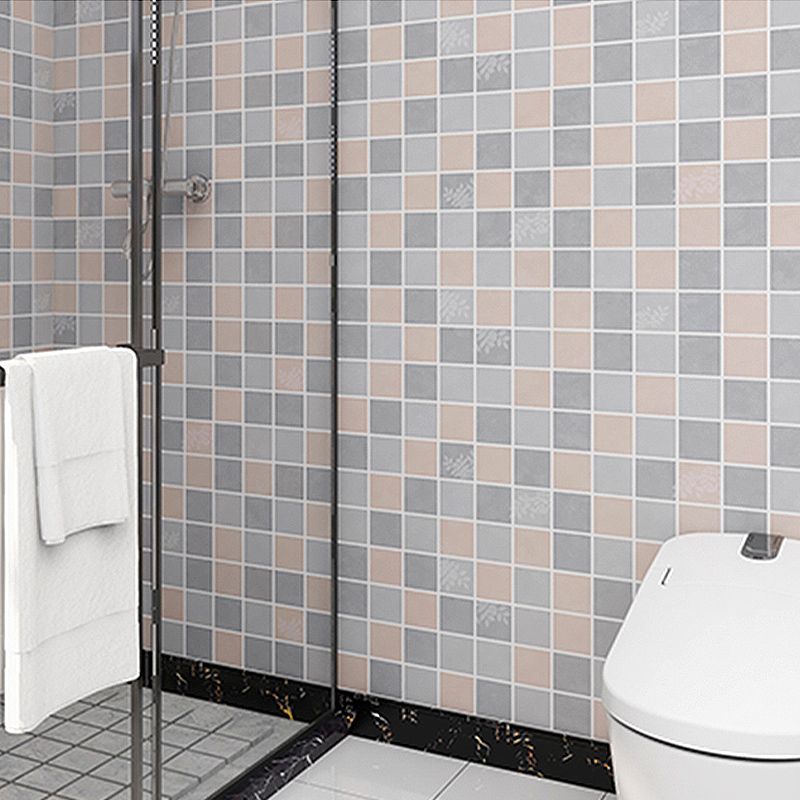 BowLift | Grid Mosaic Peel & Stick Tiles Scratch-resistant Wallpaper for Bathroom Back Wall
