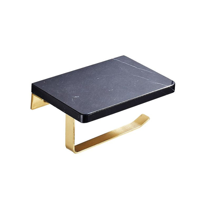 BowLift | Metal and Marble Bathroom Minimalist Accessory as a Single Piece or in a Set in Gold