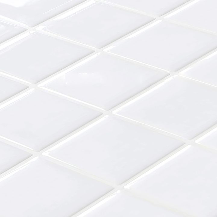 BowLift | Mosaic Tile Wallpaper Plastic Grid Peel and Stick Wall Tile