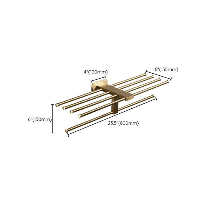 BowLift | Traditional Golden Bath Accessories Set Brass Bathroom Accessories Kit