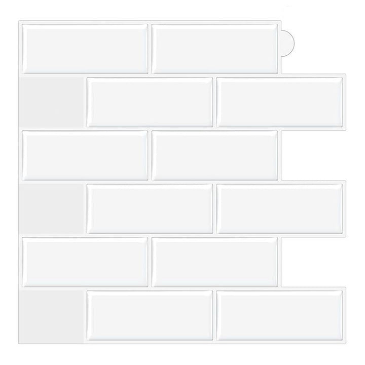 BowLift | Peel & Stick Subway Tile PVC Stain Resistant Rectangular Peel and Stick Tile for the Kitchen